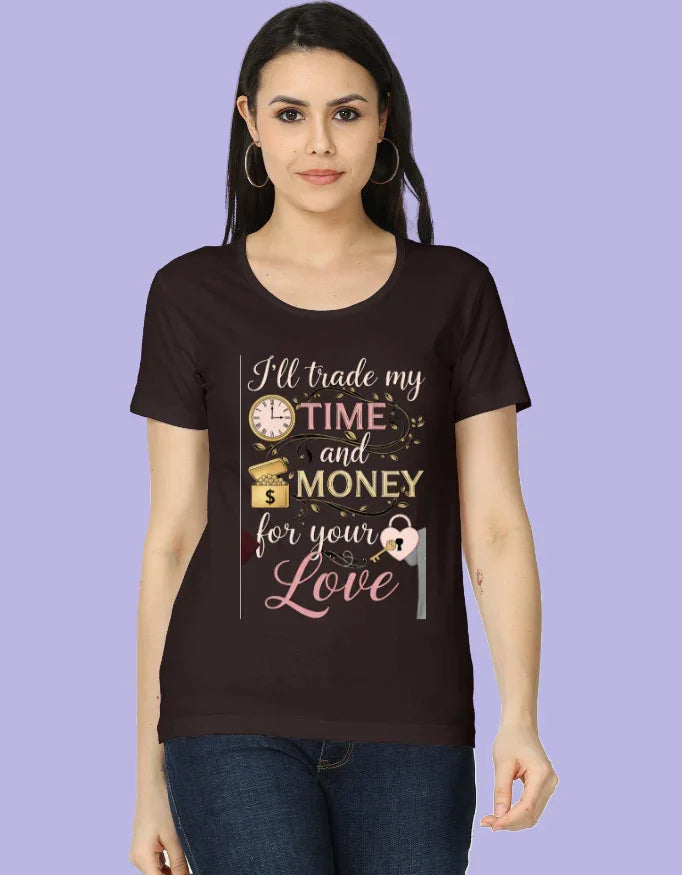 Love Is All You Need - Women's Half Sleeves Printed T-Shirt - Urban Edge