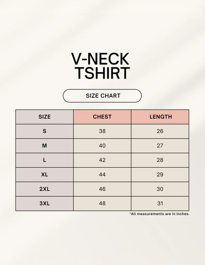 V Neck Solid T-Shirt - Urban Edge