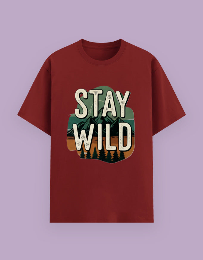 "Stay Wild" Graphic T-Shirt - Urban Edge