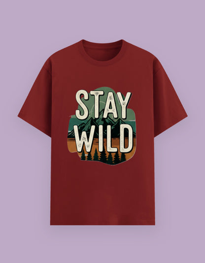 "Stay Wild" Graphic T-Shirt - Urban Edge