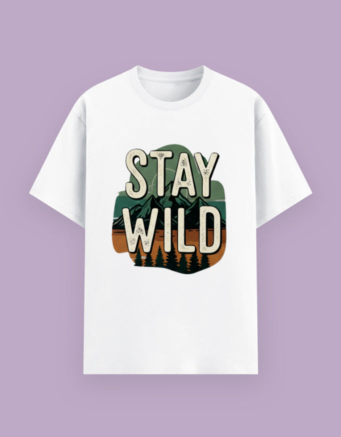 "Stay Wild" Graphic T-Shirt - Urban Edge