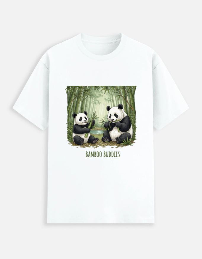 Panda Print Cotton T-Shirt - Urban Edge