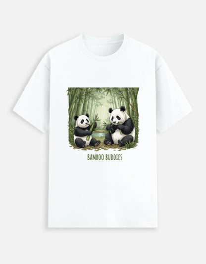 Panda Print Cotton T-Shirt - Urban Edge