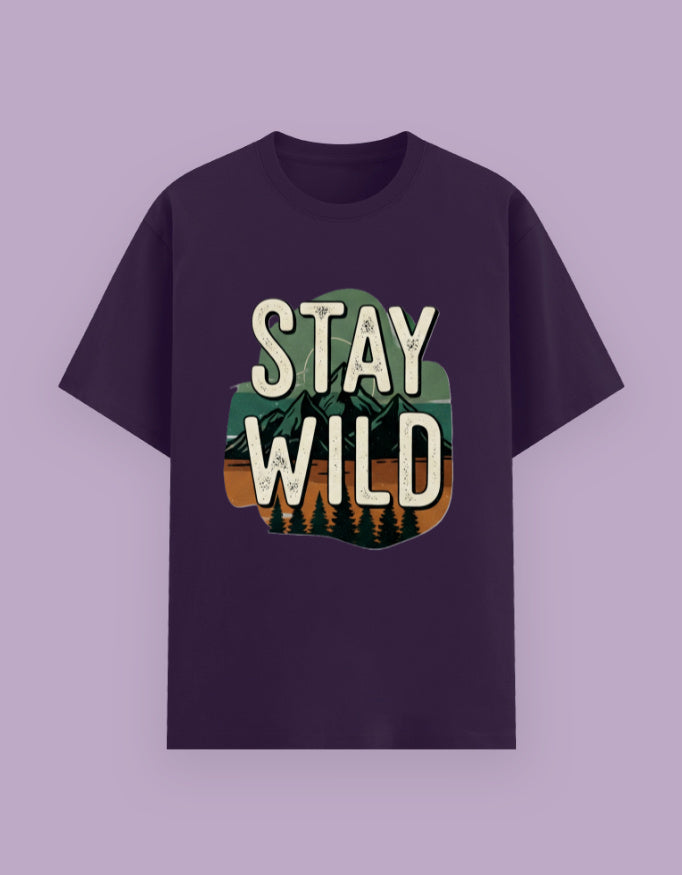 "Stay Wild" Graphic T-Shirt - Urban Edge