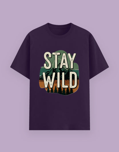 "Stay Wild" Graphic T-Shirt - Urban Edge