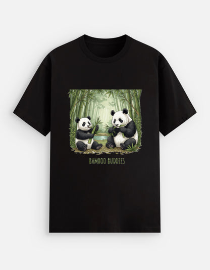 Panda Print Cotton T-Shirt - Urban Edge