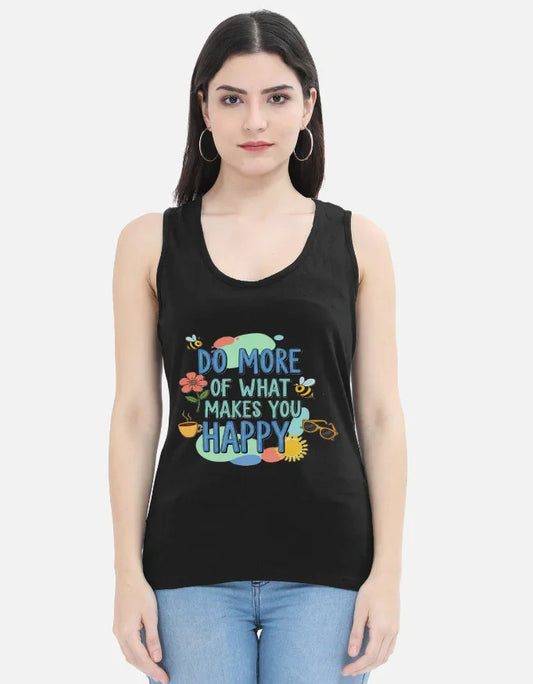 Slogan Printed - Women's Tank Top - Urban Edge