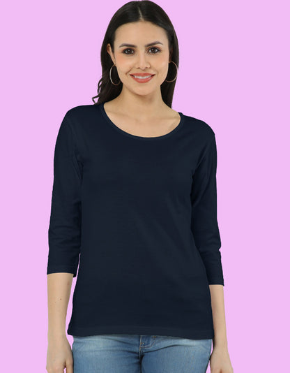 Everyday Casual Solid Tee for Women - Urban Edge