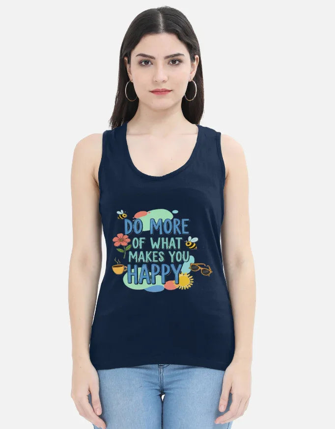 Slogan Printed - Women's Tank Top - Urban Edge