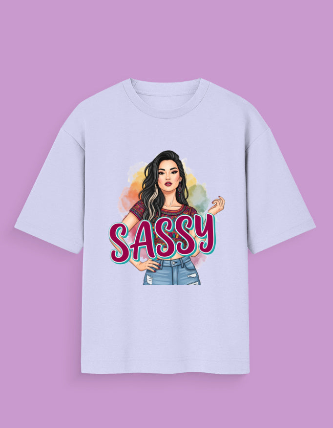 "Sassy" Graphic T-Shirt | Stylish Women's Tee | Attitude Apparel - Urban Edge