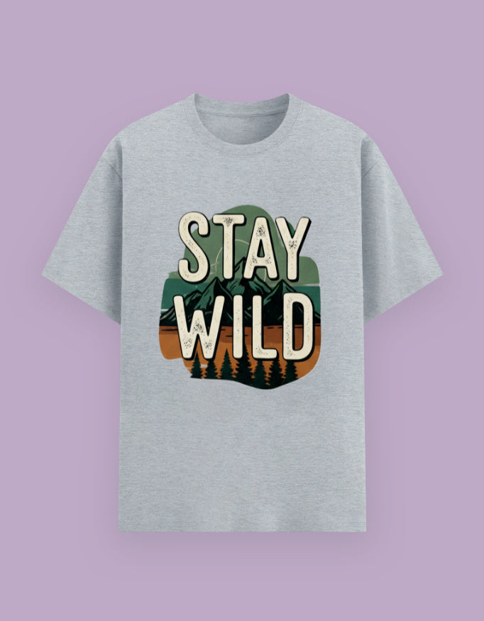 "Stay Wild" Graphic T-Shirt - Urban Edge