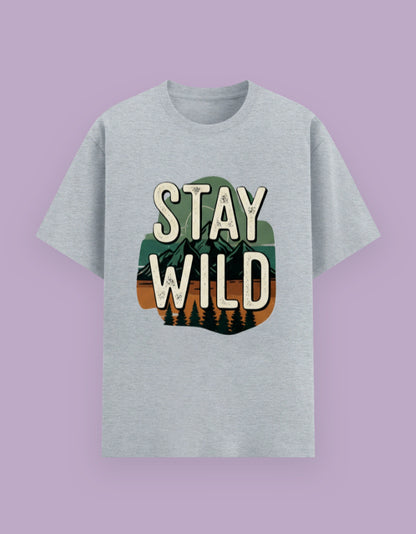 "Stay Wild" Graphic T-Shirt - Urban Edge