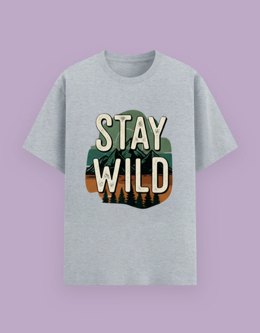 "Stay Wild" Graphic T-Shirt - Urban Edge