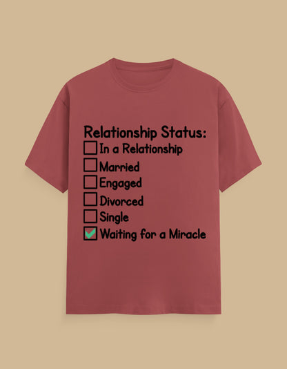Relationship Status - Funny & Sarcastic Graphic Tee - Urban Edge