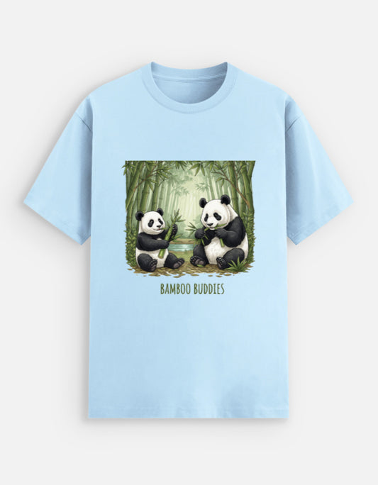Panda Print Cotton T-Shirt - Urban Edge