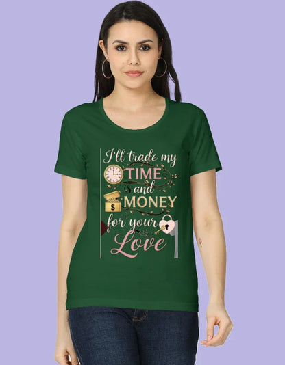 Love Is All You Need - Women's Half Sleeves Printed T-Shirt - Urban Edge